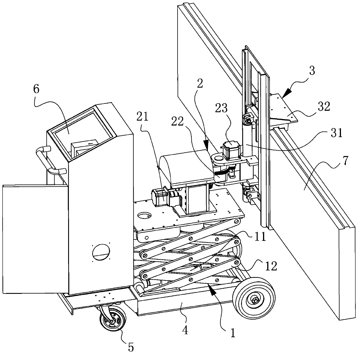 Wall building machine