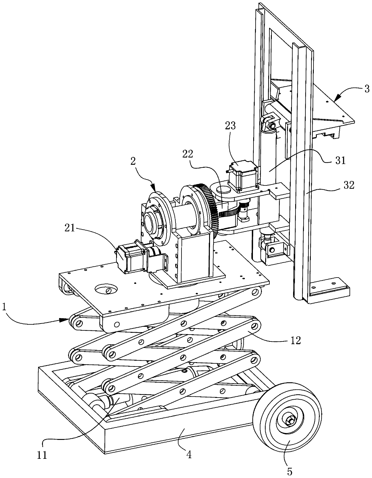 Wall building machine