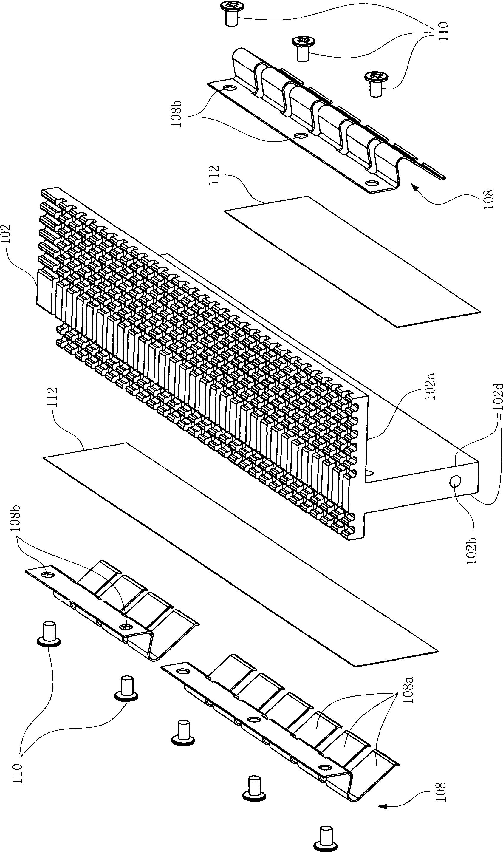 Radiating structure and use method thereof