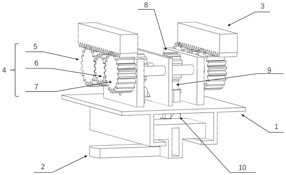 A safety lock for sliding windows based on ratchet and rack and pinion structure