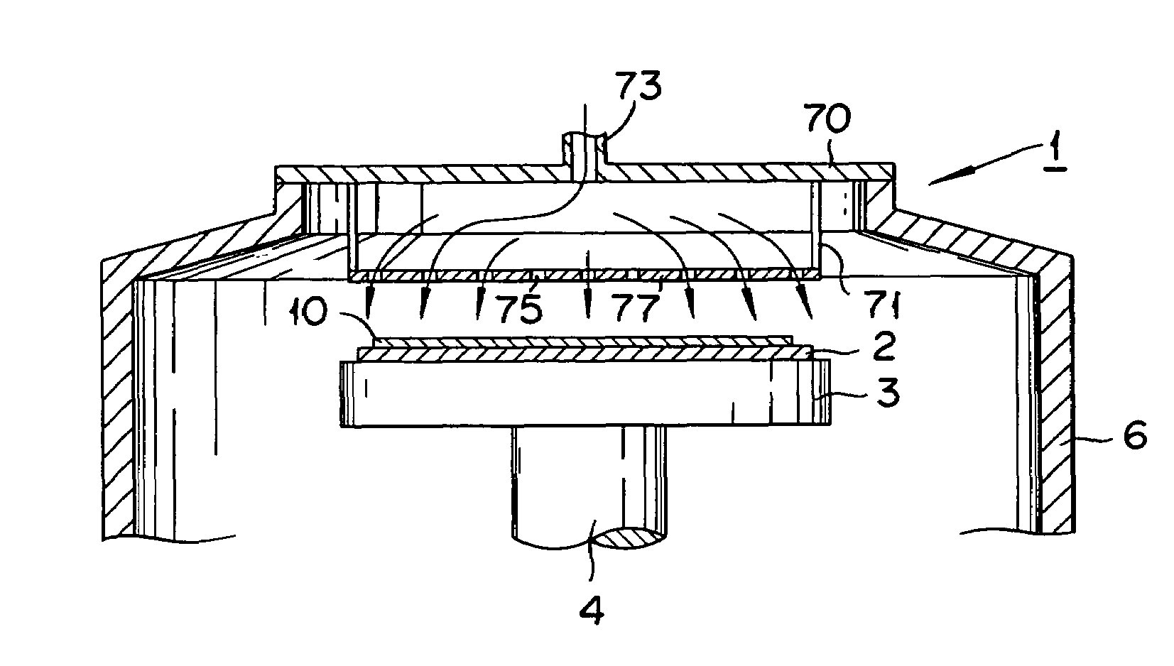 Method and apparatus for production of fluorine-containing polyimide film