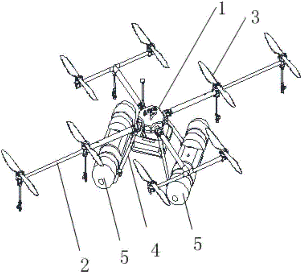 Amphibious unmanned aerial vehicle