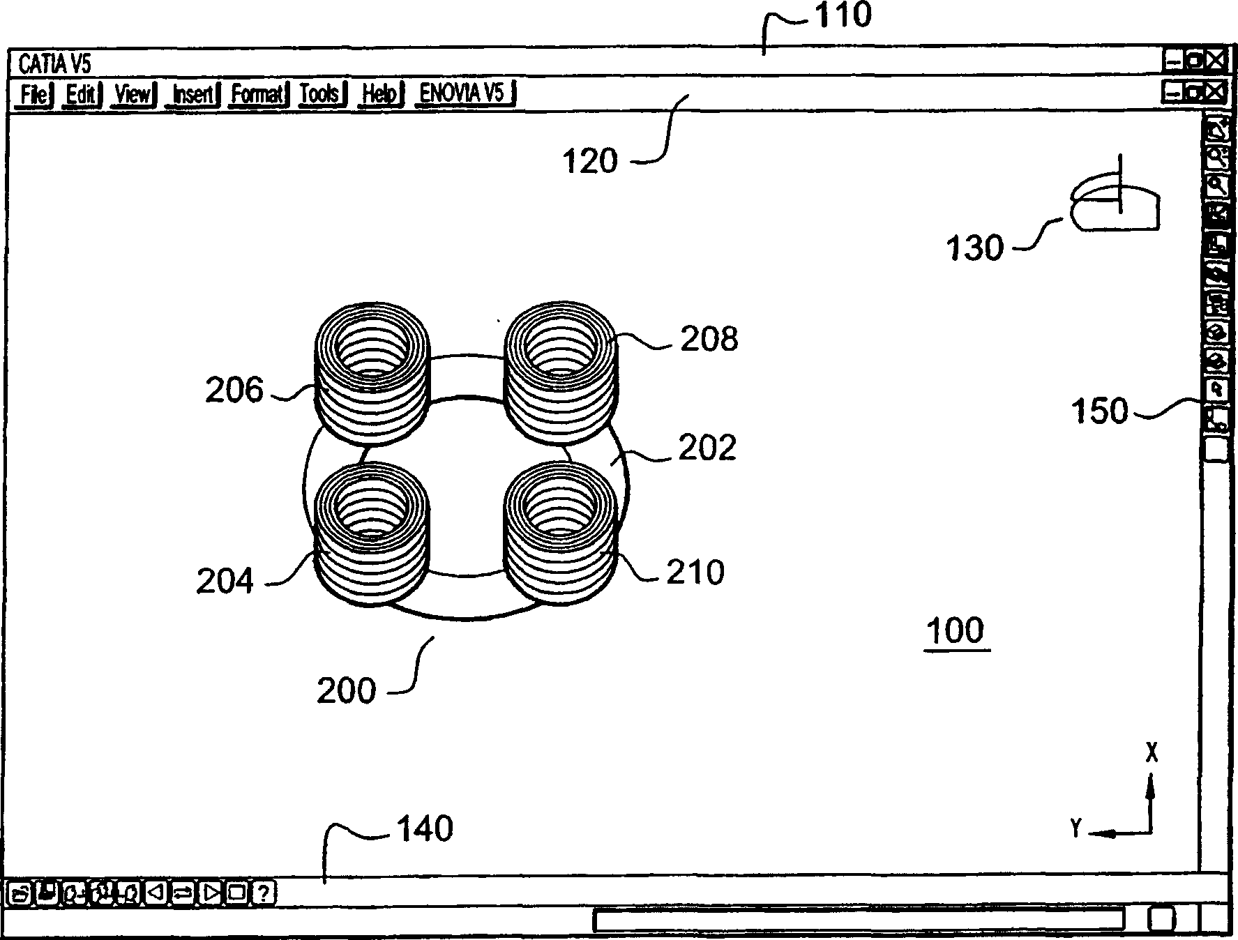 Method and system for graphically navigating among stored objects