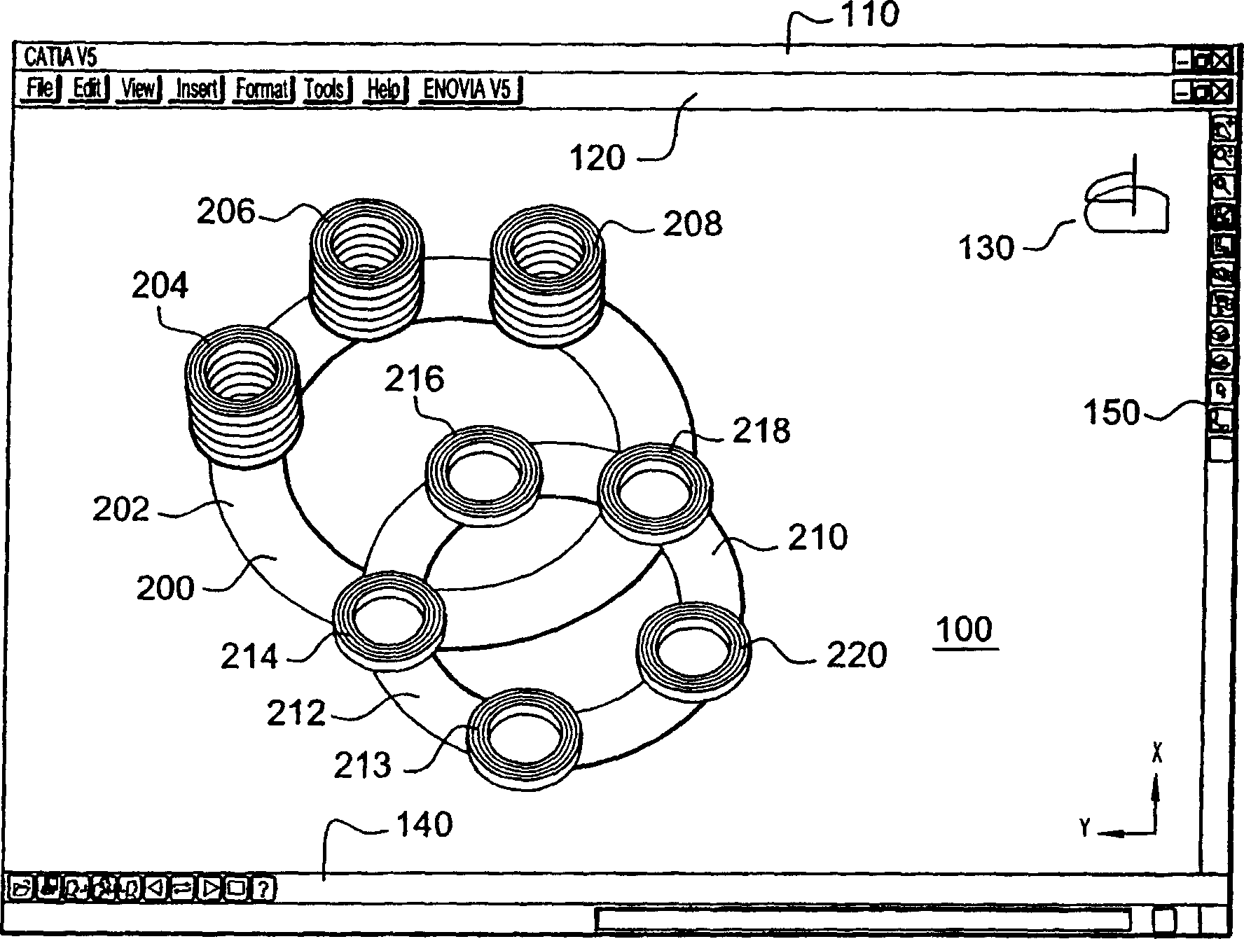 Method and system for graphically navigating among stored objects