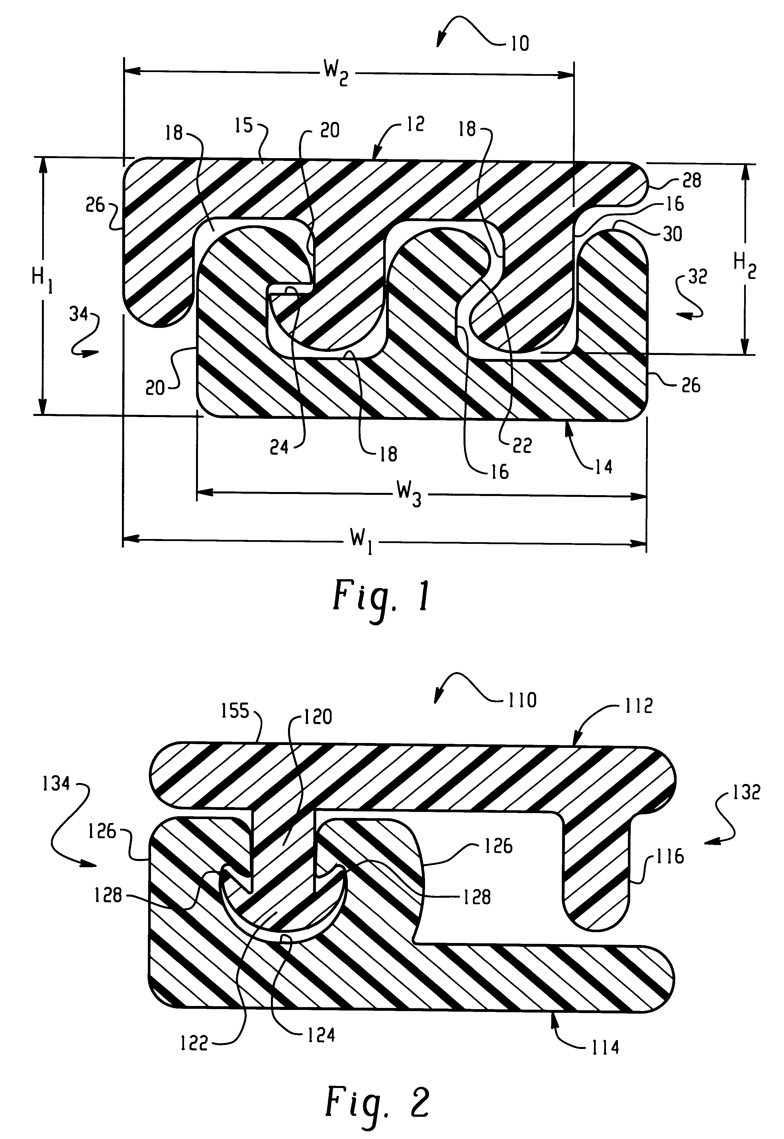 Polypropylene recloseable zipper