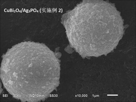 A kind of micro-nano heterojunction visible light composite photocatalyst and its preparation method and application