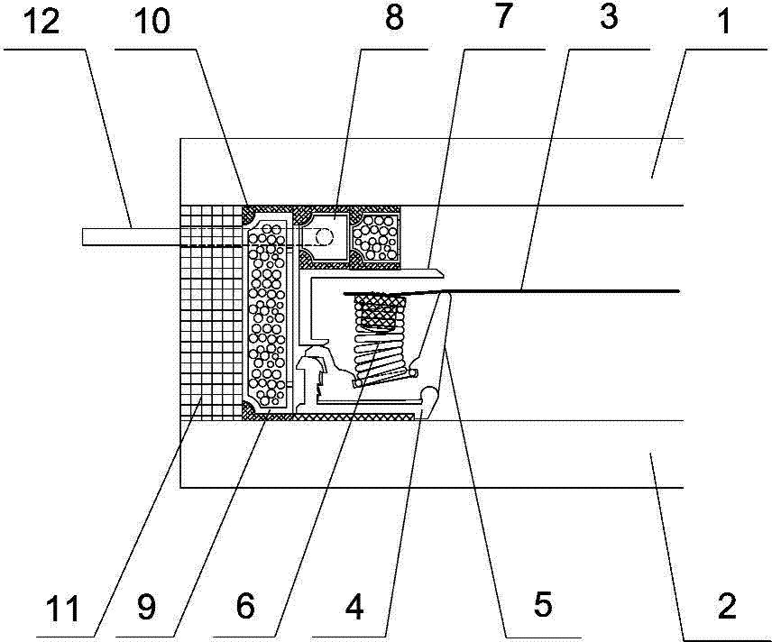 Breathable internal suspension membrane type dual-insulated glass