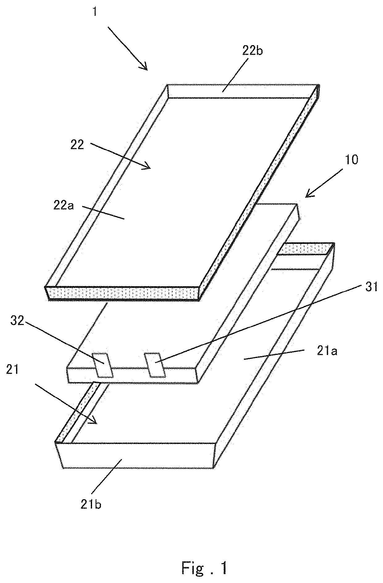 Film-covered battery, battery pack and method for manufacturing the film-covered battery