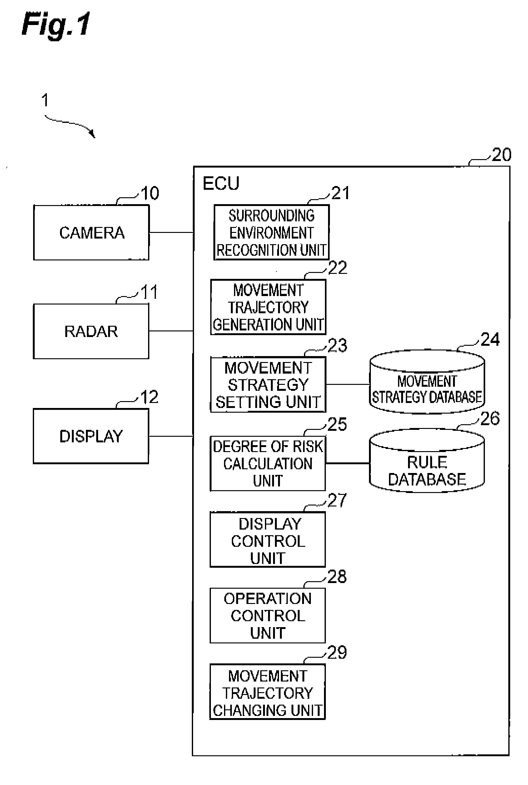 Movement trajectory generator