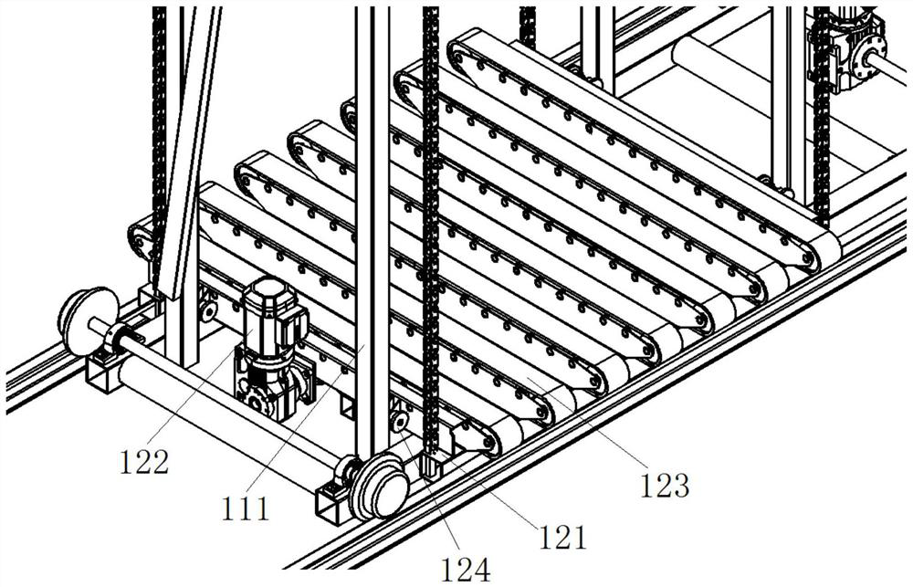 Stack storing and taking system and method