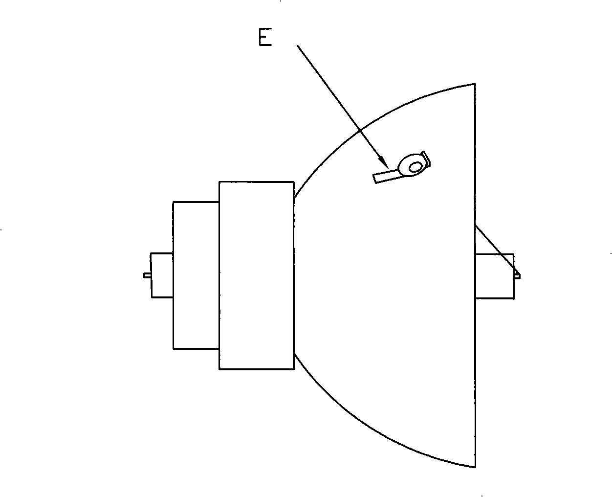 Method and structure of projector bulb heat radiation