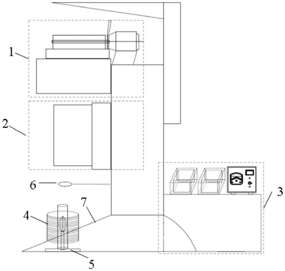 Online dyeing equipment and process for asynchronous dyeing of two colors