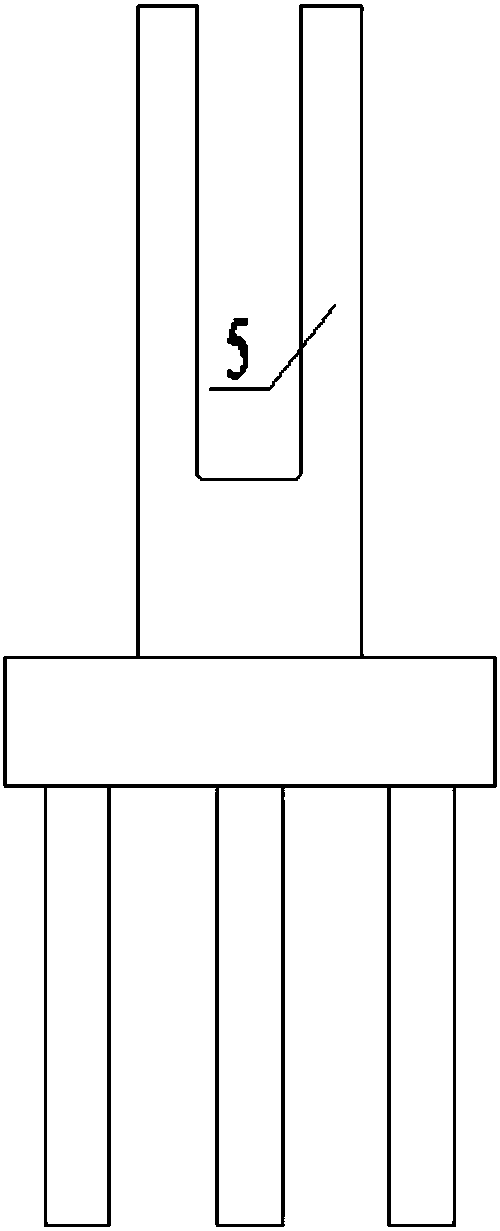 Temporary T structure comprising continuous rigid frame side span beam segments without supports and construction method of structure