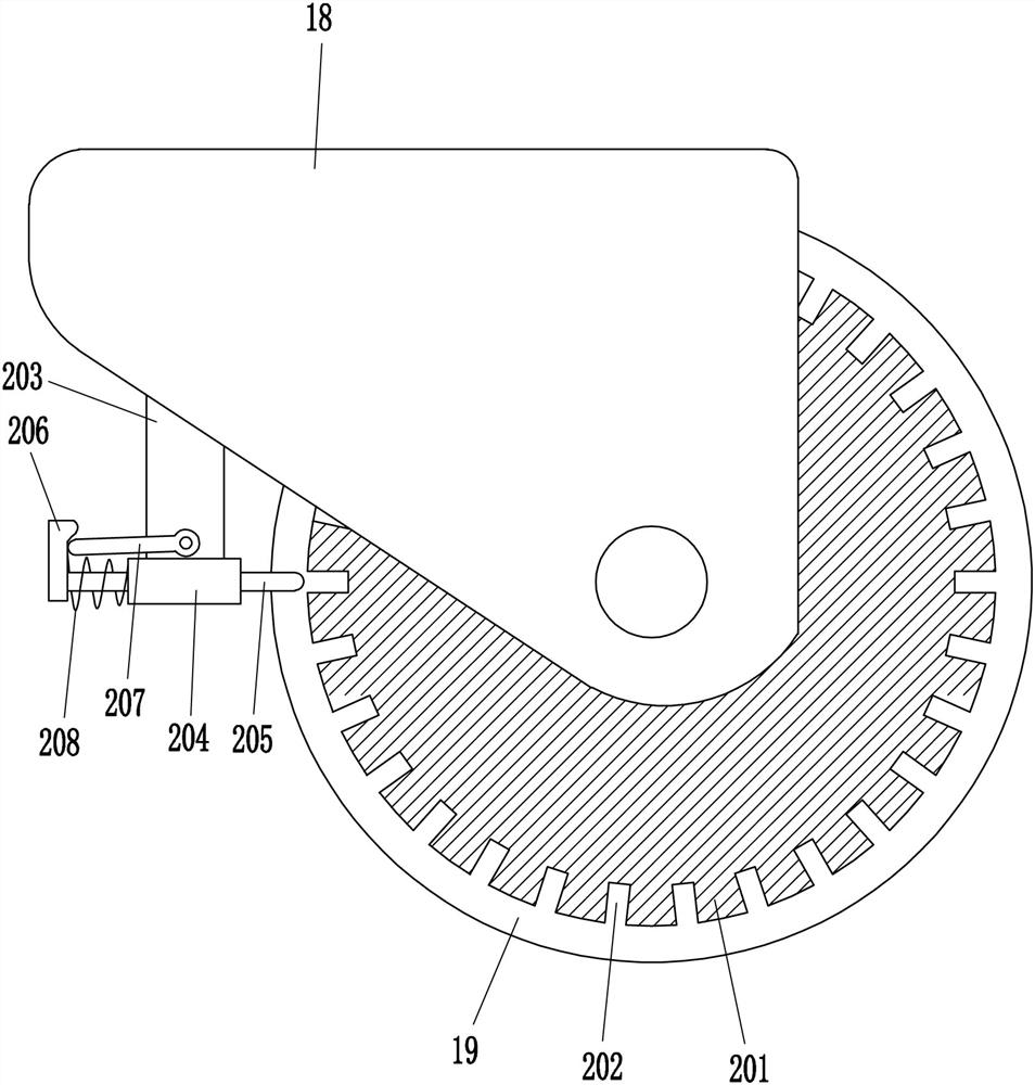 A kind of scaffolding base for construction to facilitate the construction of corridors