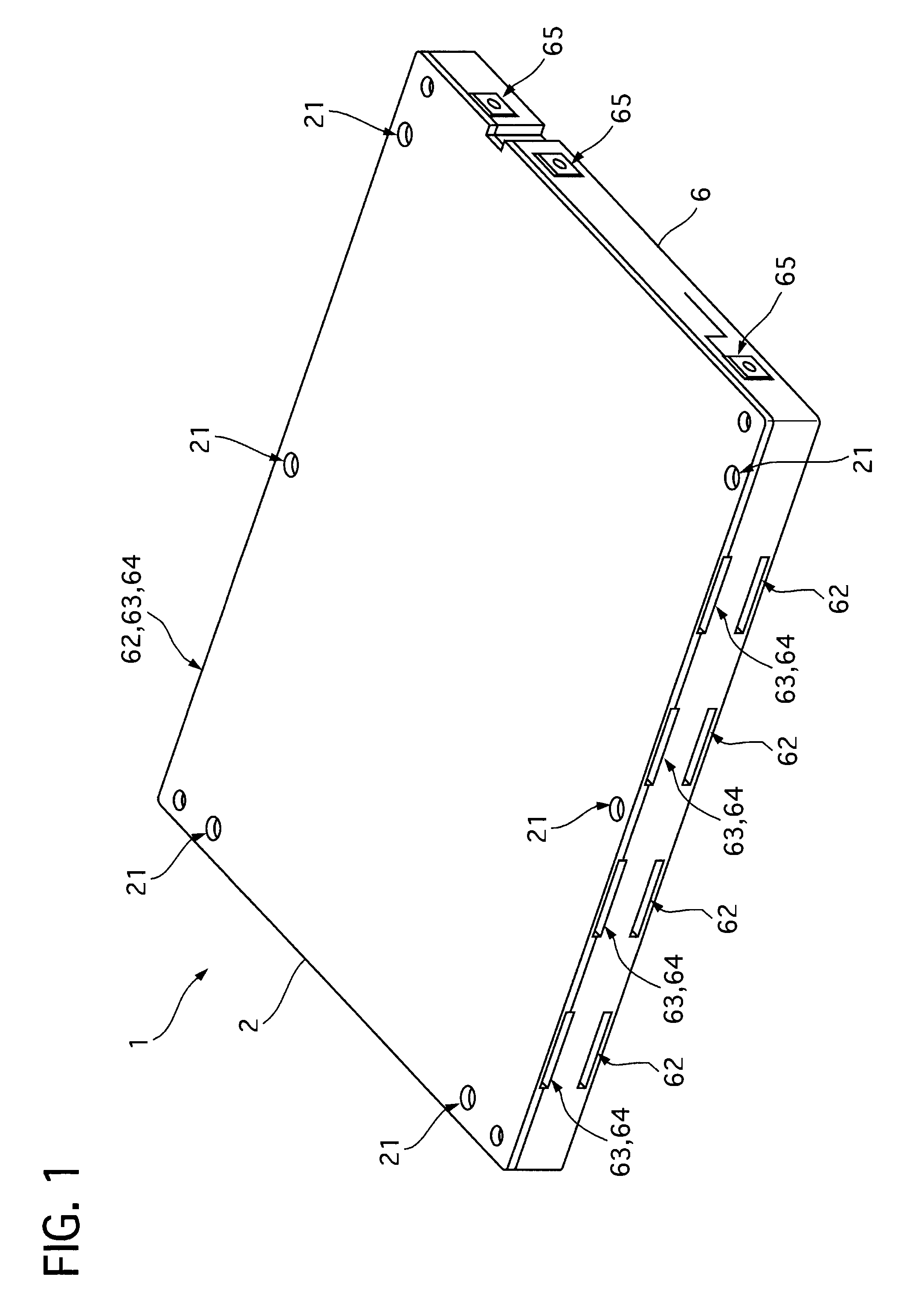 Battery-cell module structure of battery