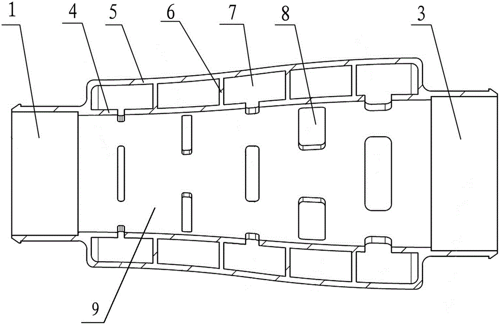 Multicavity resonance muffler