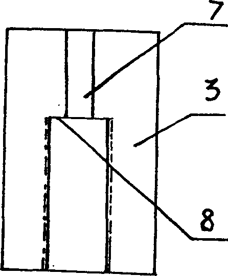 Upper-screw-lower-top expansion meshing body pile-connecting fastener and prefab