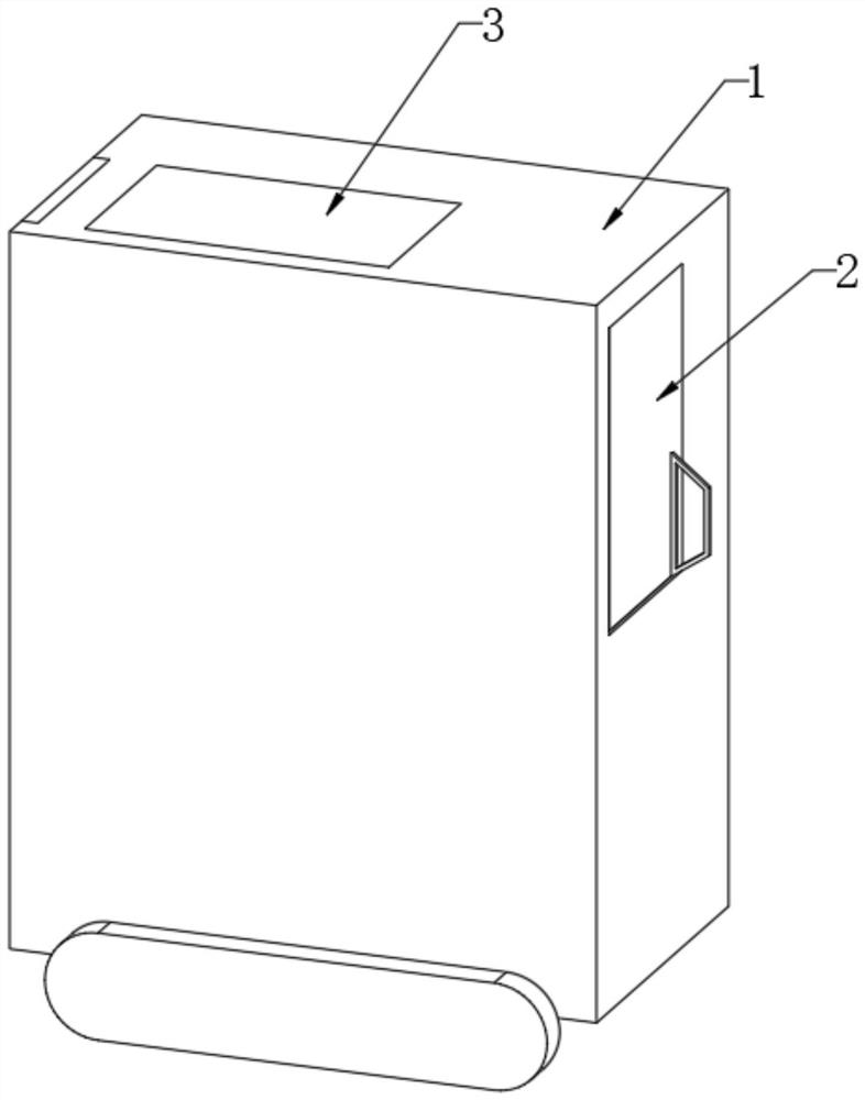 Non-contact intelligent meal delivery machine for hotel epidemic prevention