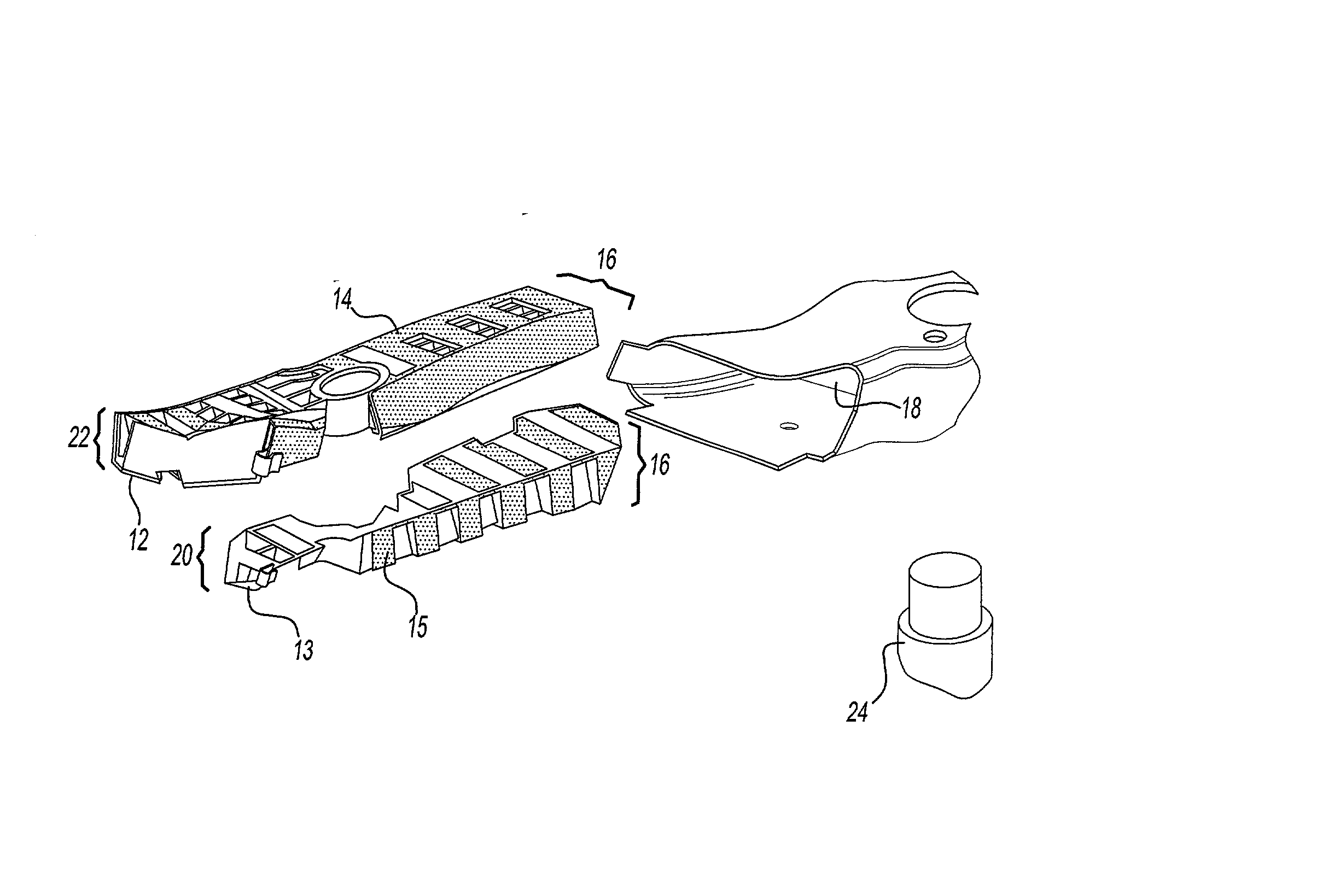 Hydroform structural reinforcement system