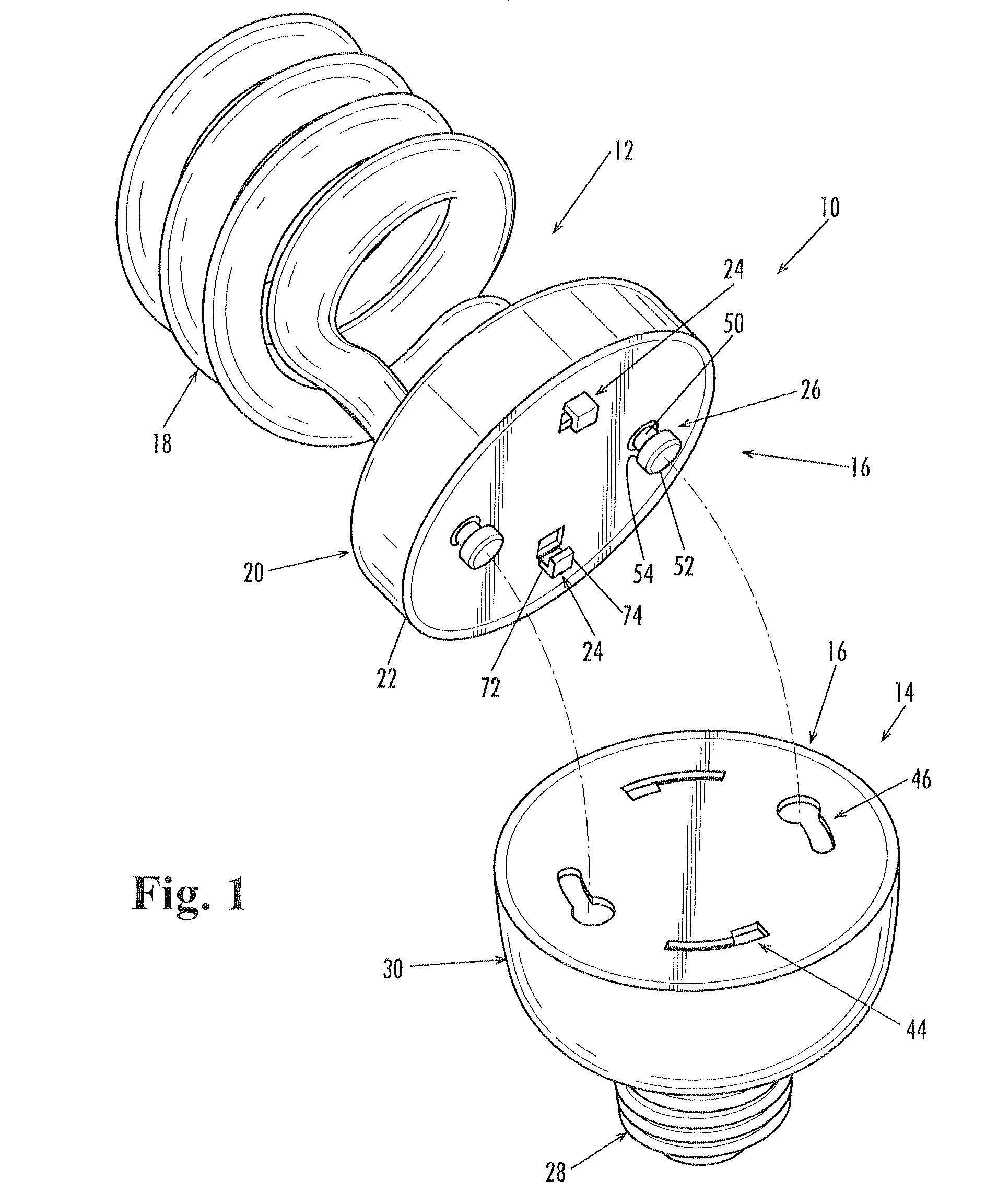 Modular lighting apparatus