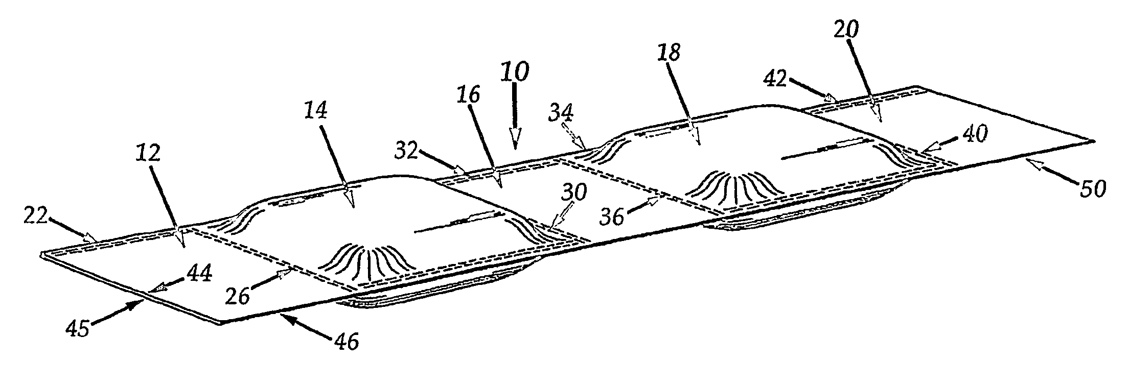 Sectional interlocking barrier bags