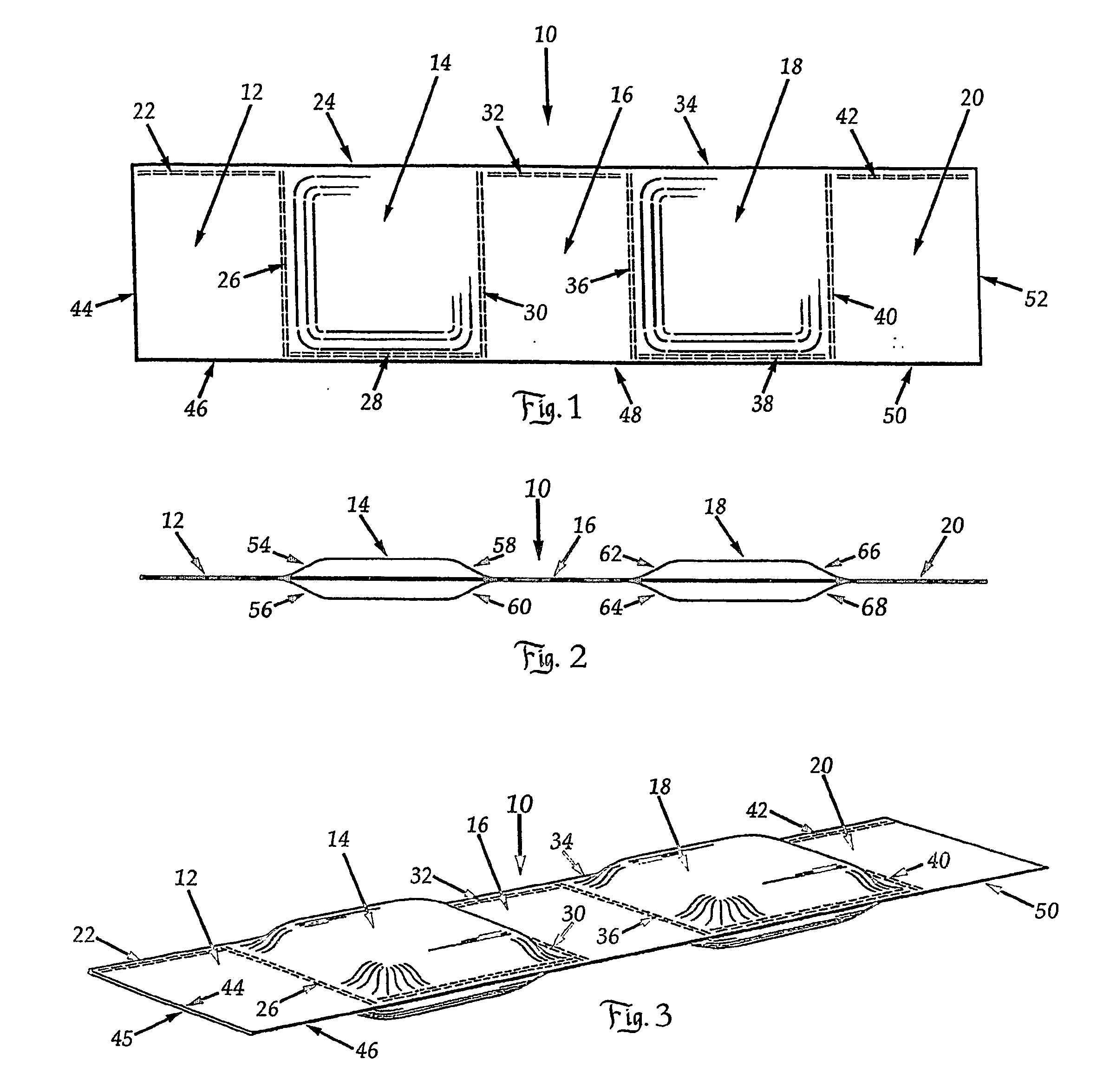 Sectional interlocking barrier bags