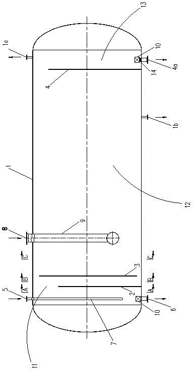 Azeotrope oil-water separation device