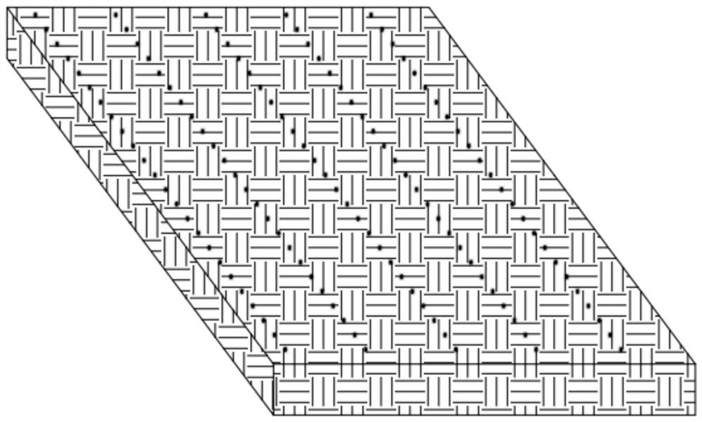 Penetration inhibition type stab-resistant cloth capable of preventing scratching and stabbing and process thereof