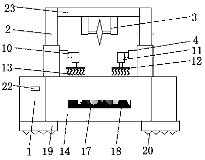 Cutting equipment for hardware electric appliances