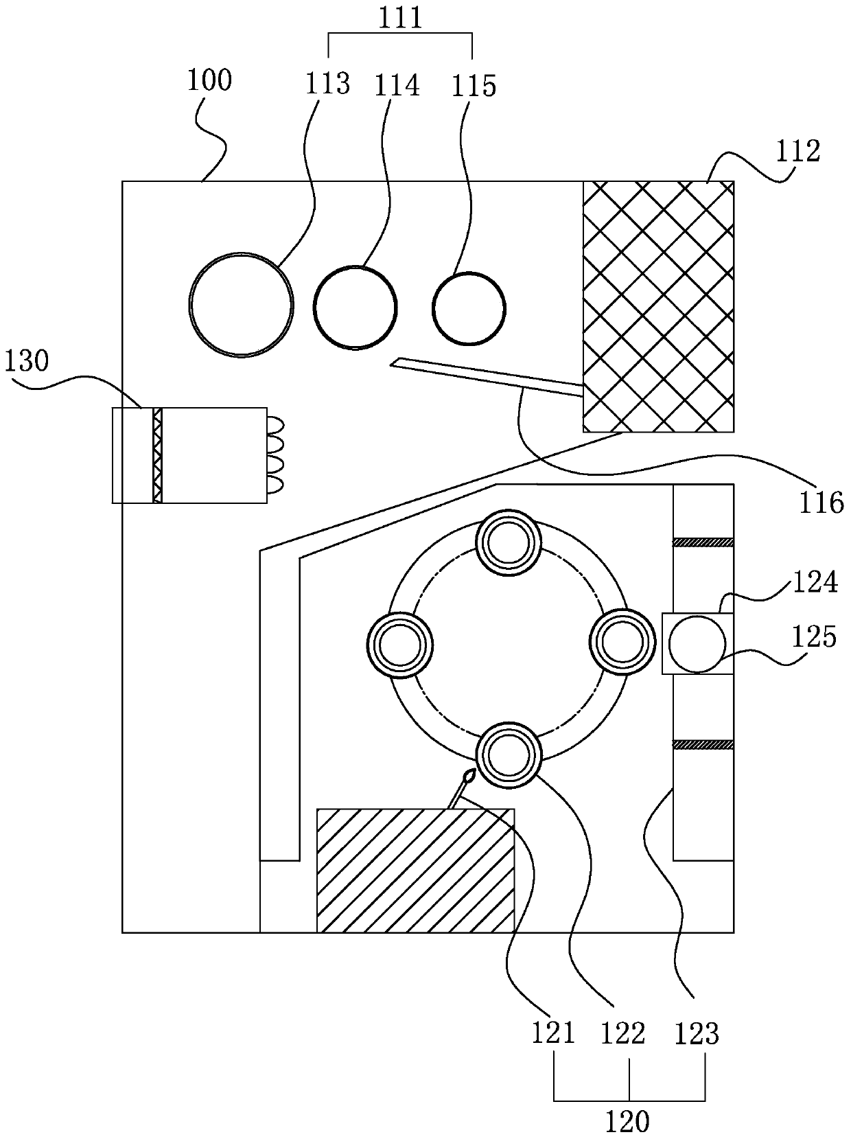 Combined-type yellow platinum ringlike jewelry, processing equipment and processing method of processing equipment