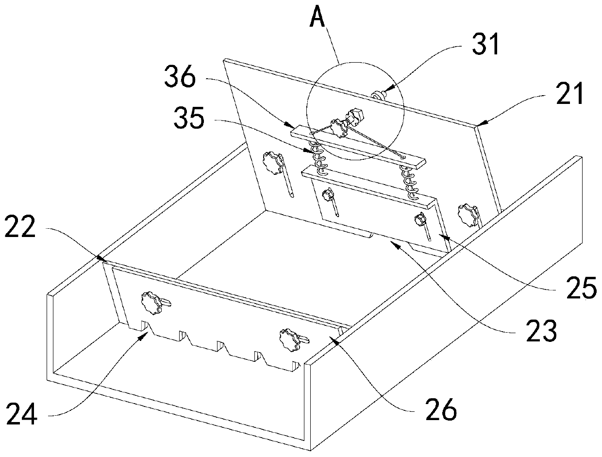 Uniform material scattering method and device for dried vegetable scraps