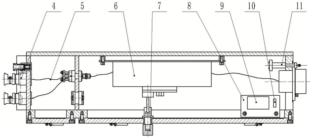 Charging and discharging locking mechanism for explosion-proof storage battery power supply device