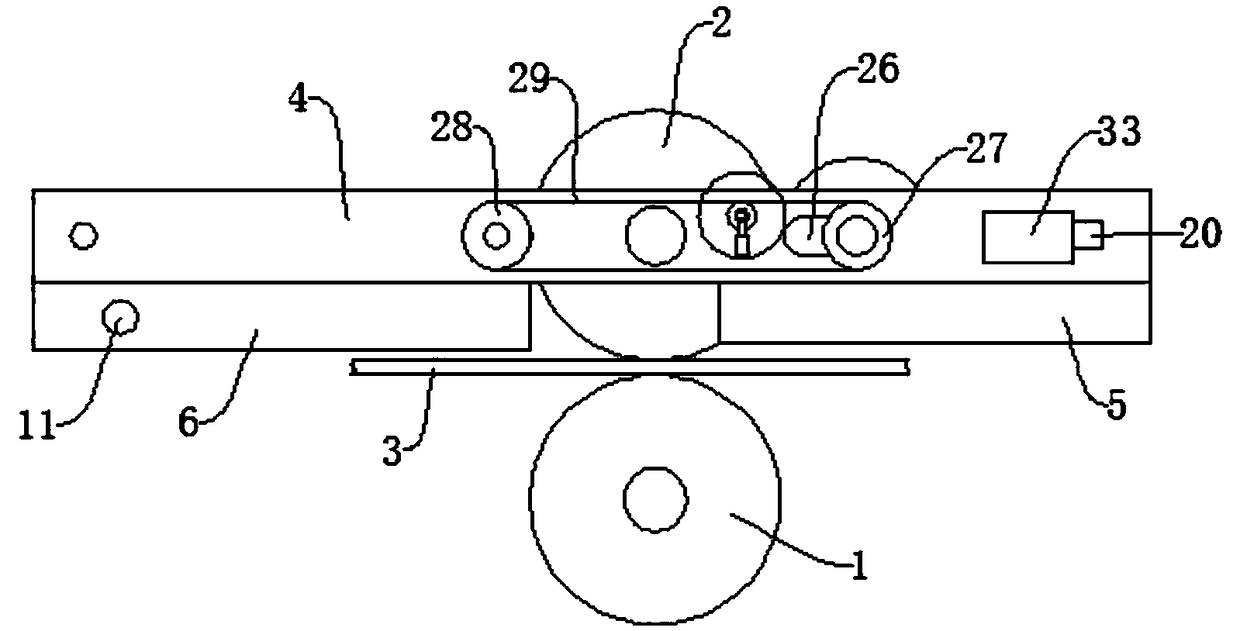 Electrode pole piece rolling cleaning device for production of lithium ion batteries