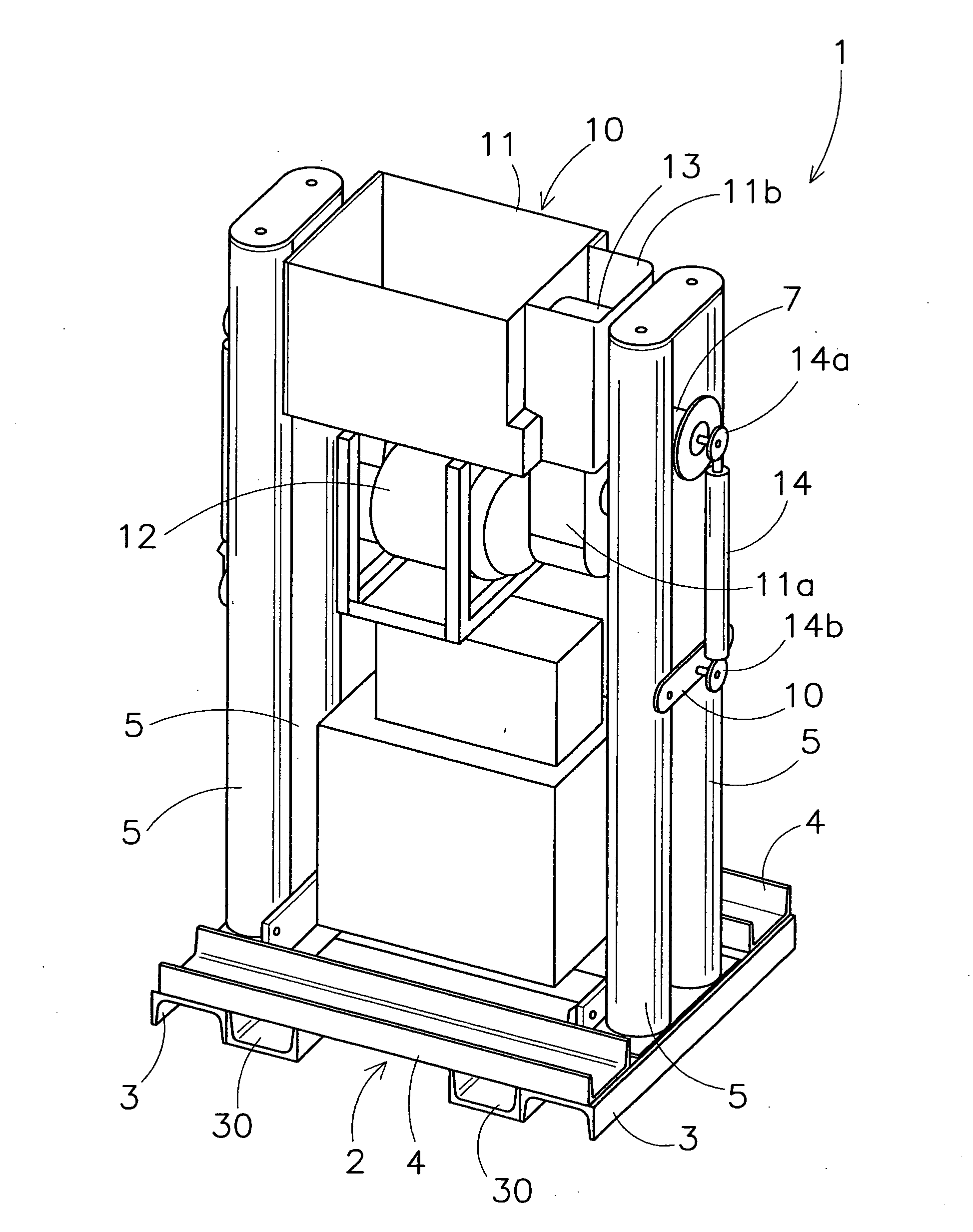 Milling arrangement for tunnel walls