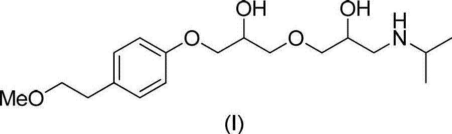 Preparation method of related substance J of metoprolol