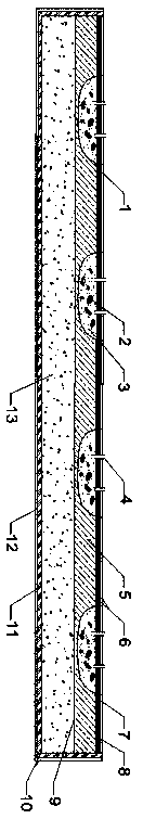 Novel integrated product for roof greening and construction method