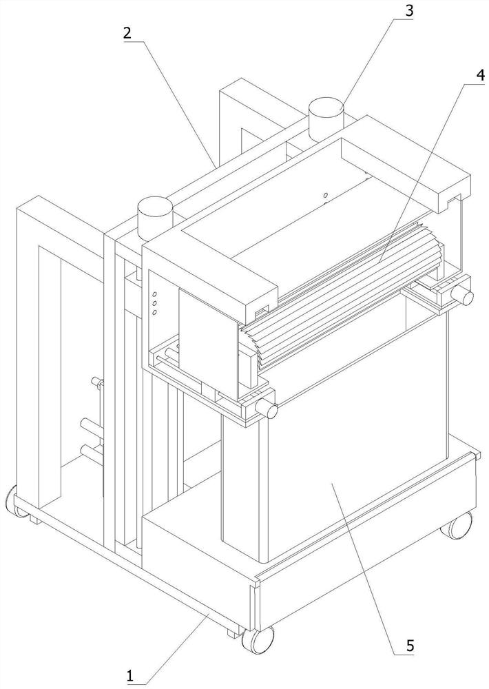 Wall surface refurbishment machine for building construction