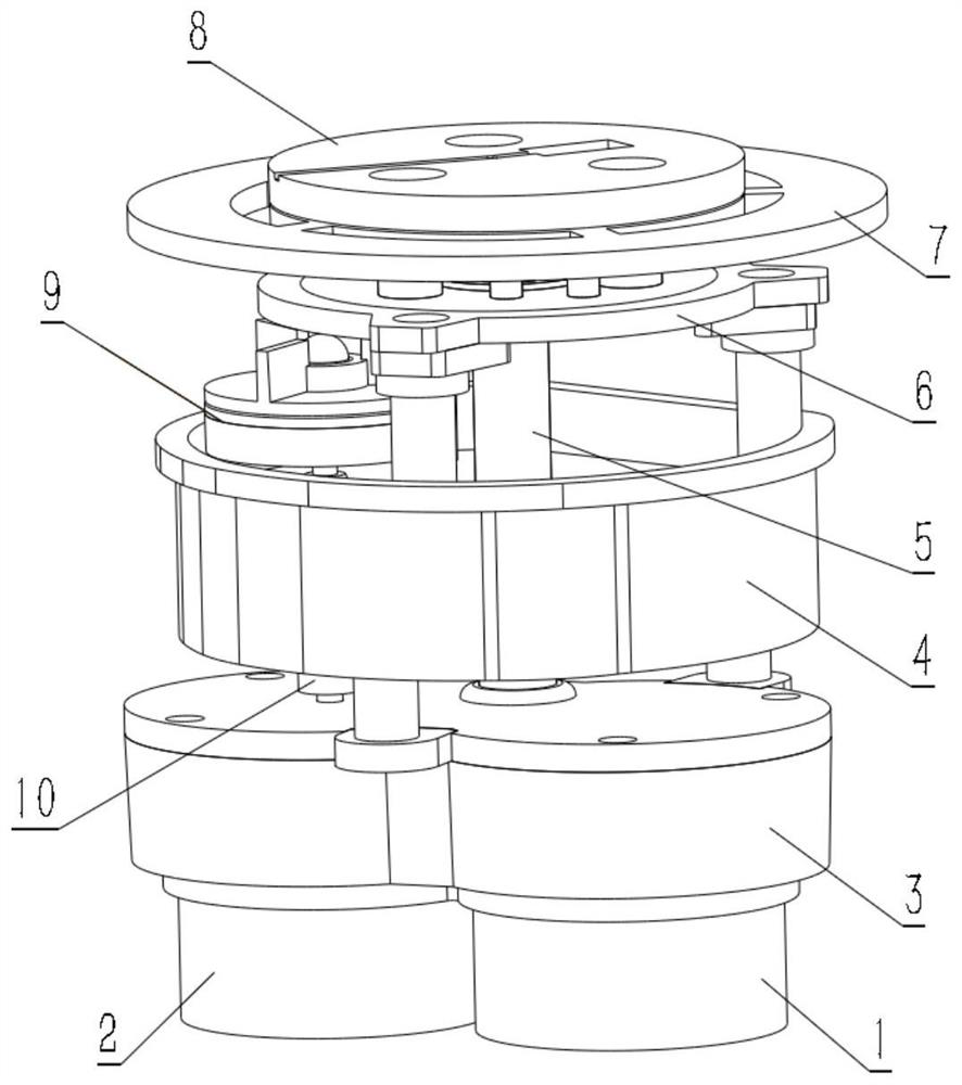 Novel crystal ball movement with double-motor structure