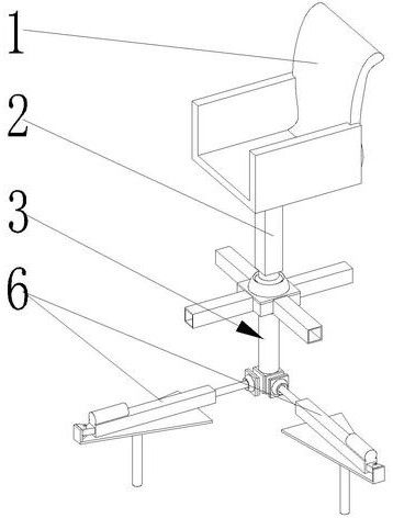 Anti-shaking real-time automatic adjusting seat