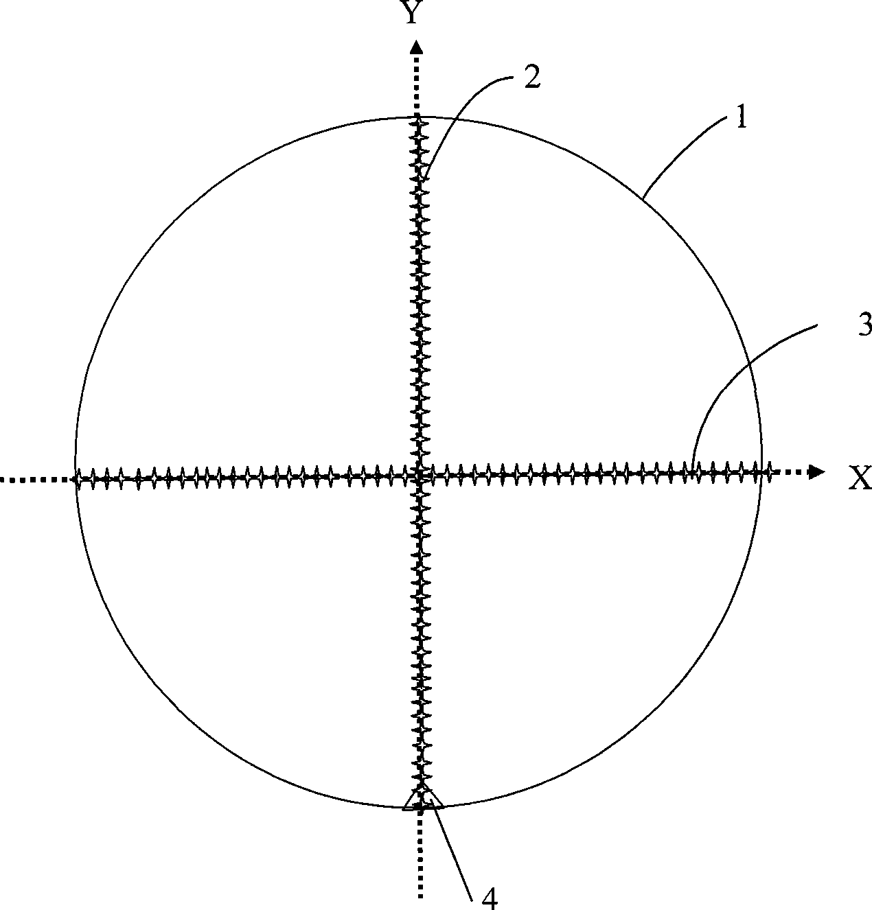 Detection method for silicon wafer warpage degree