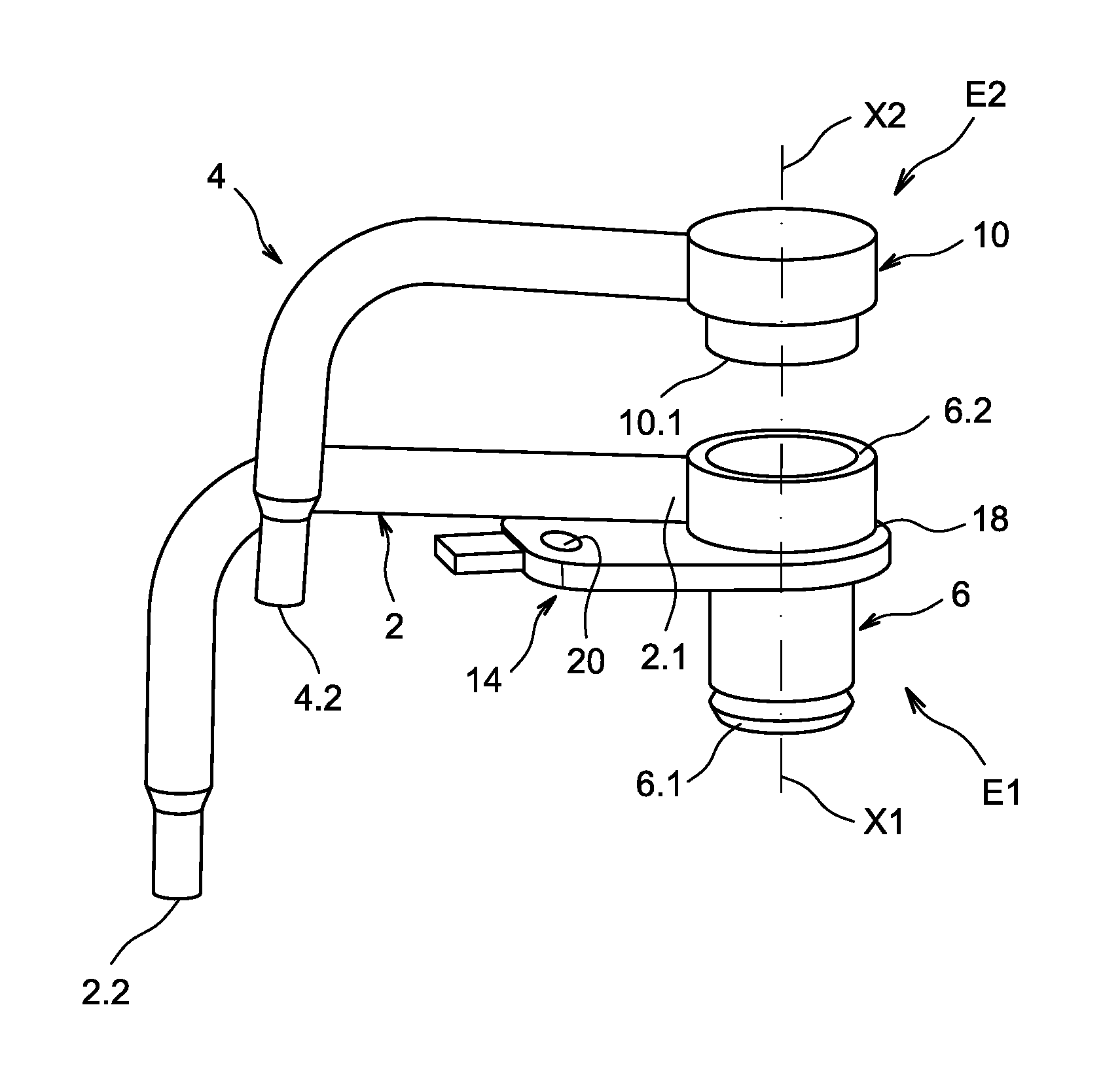 Compact Cooling Device for an Internal Combustion Engine and Method for Manufacturing Such a Device