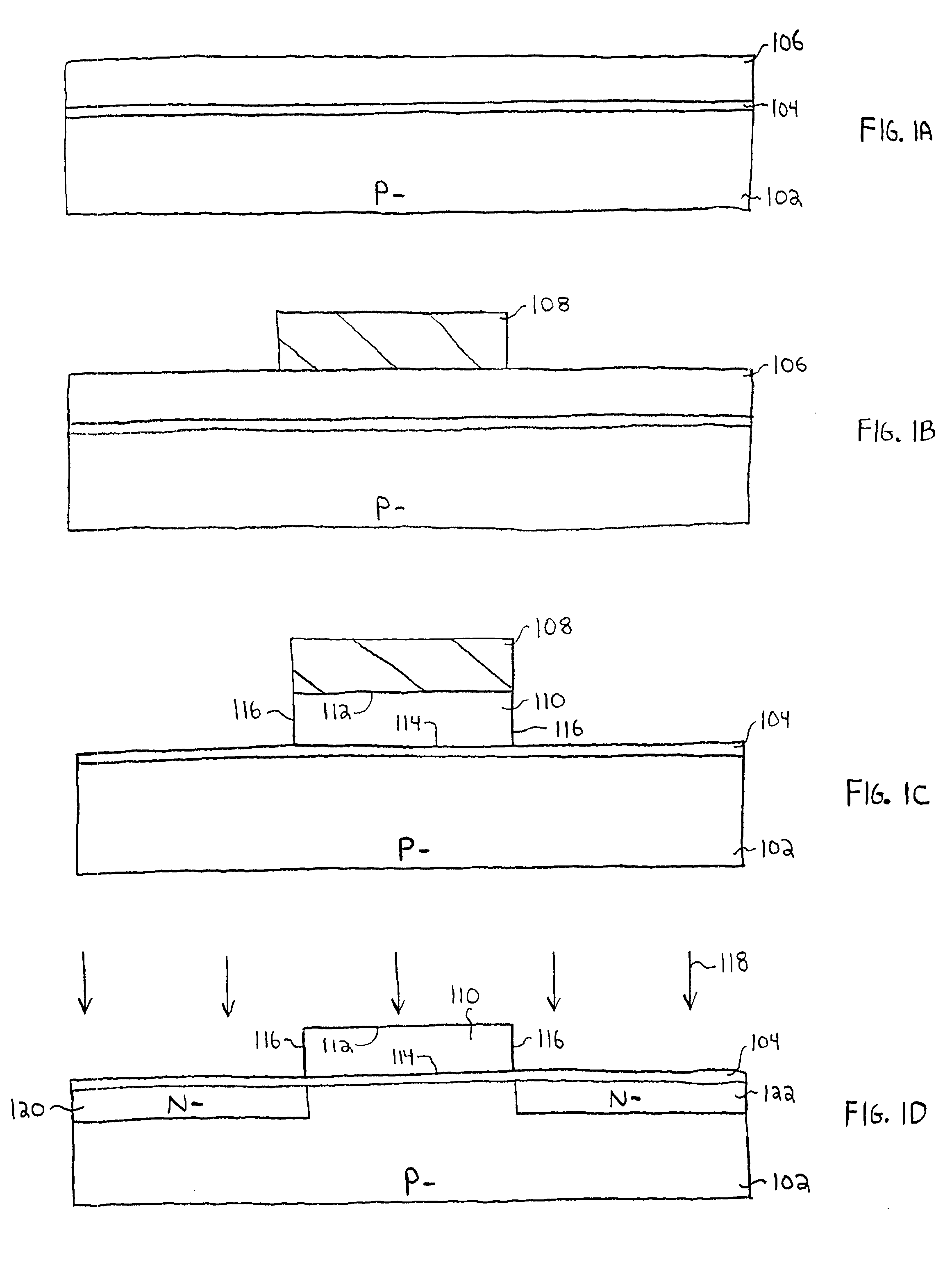 Igfet with silicide contact on ultra-thin gate