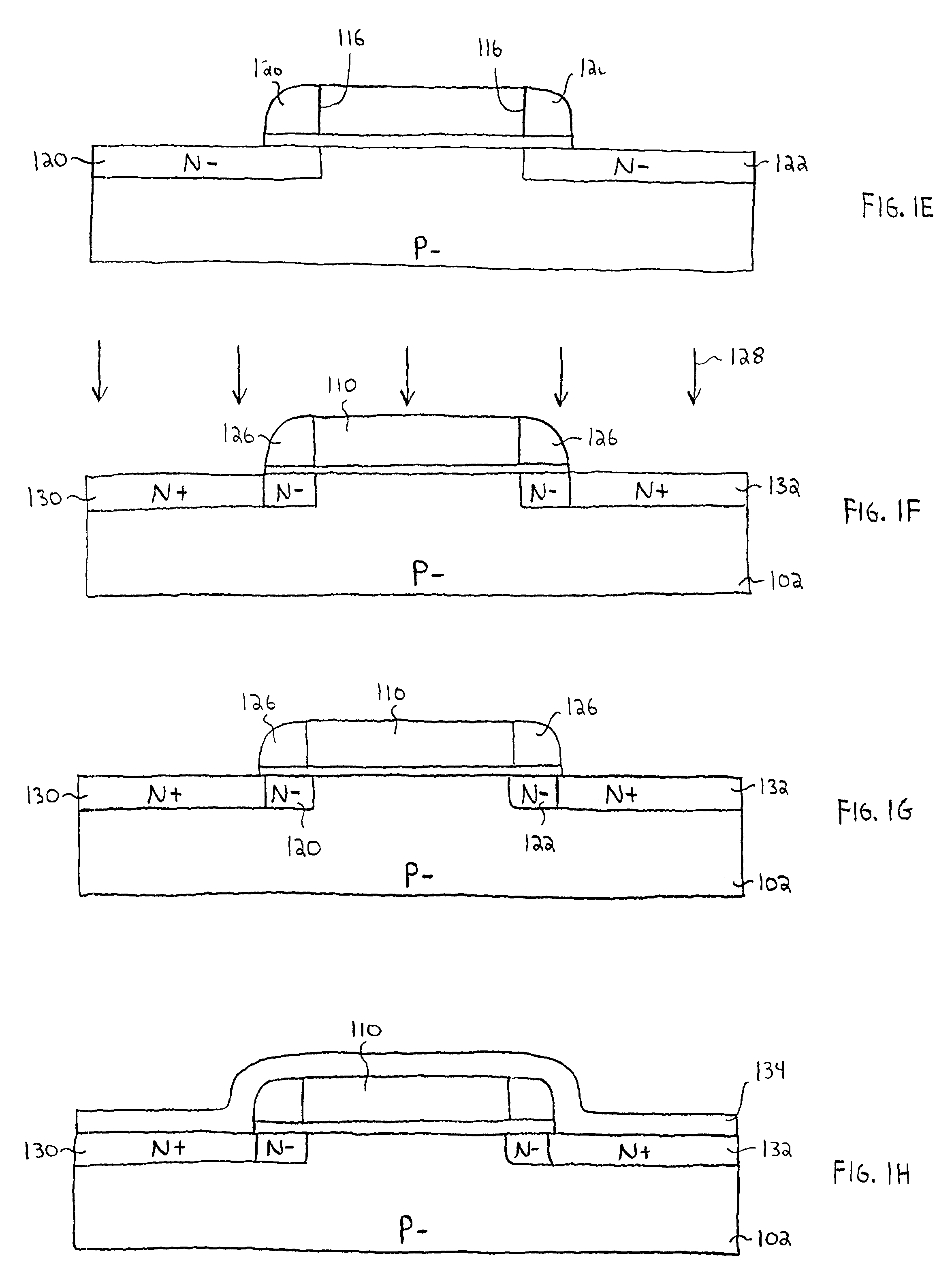 Igfet with silicide contact on ultra-thin gate