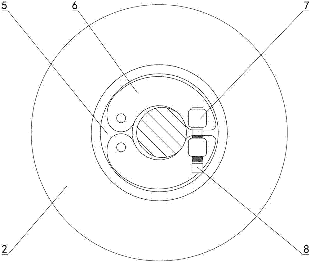 Building construction lifting platform capable of feeding materials circularly