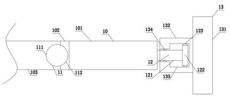 Injection mold transverse single-hole water channel and water isolation device thereof