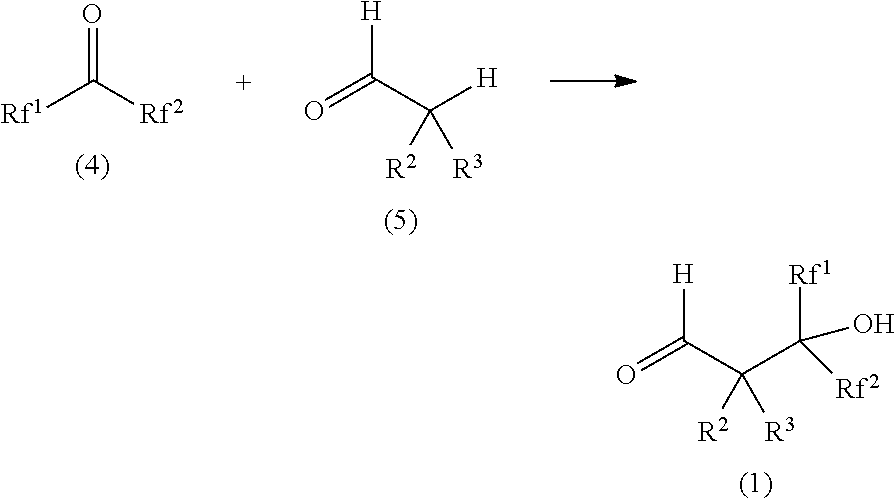 Methods for Producing Fluorine-Containing Hydroxyaldehyde, Fluorine-Containing Propanediol, and Fluorine-Containing Alcohol Monomer