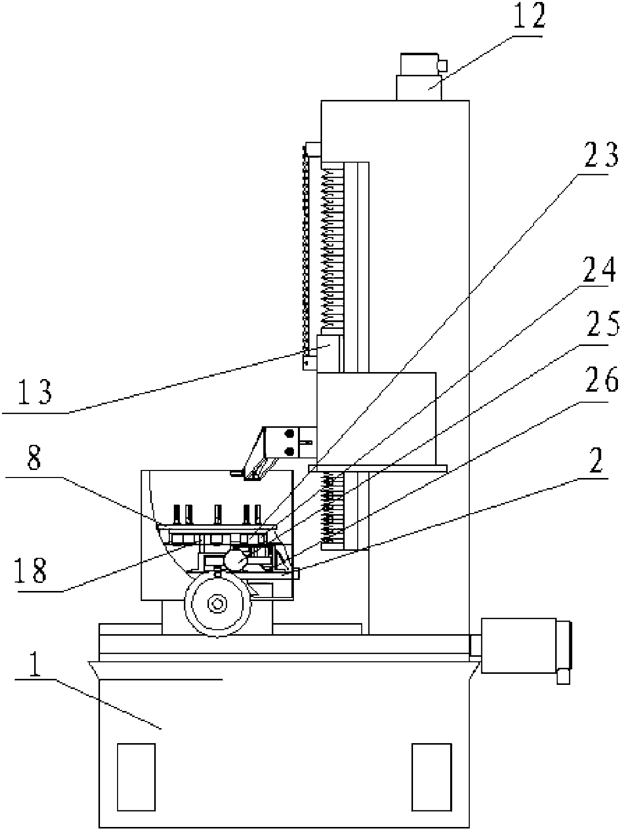 Numerical control machine tool capable of quenching and tempering simultaneously at high frequency