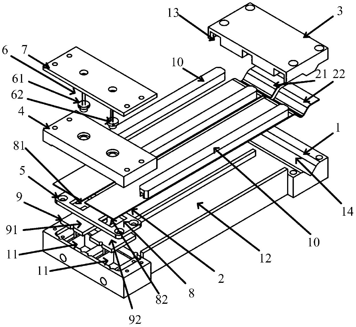 Online on-orbit exposure test deformation test probe for film material and testing method of probe