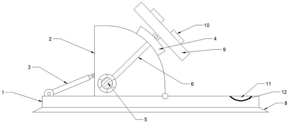 Stroke paralyzed patient home exercise device