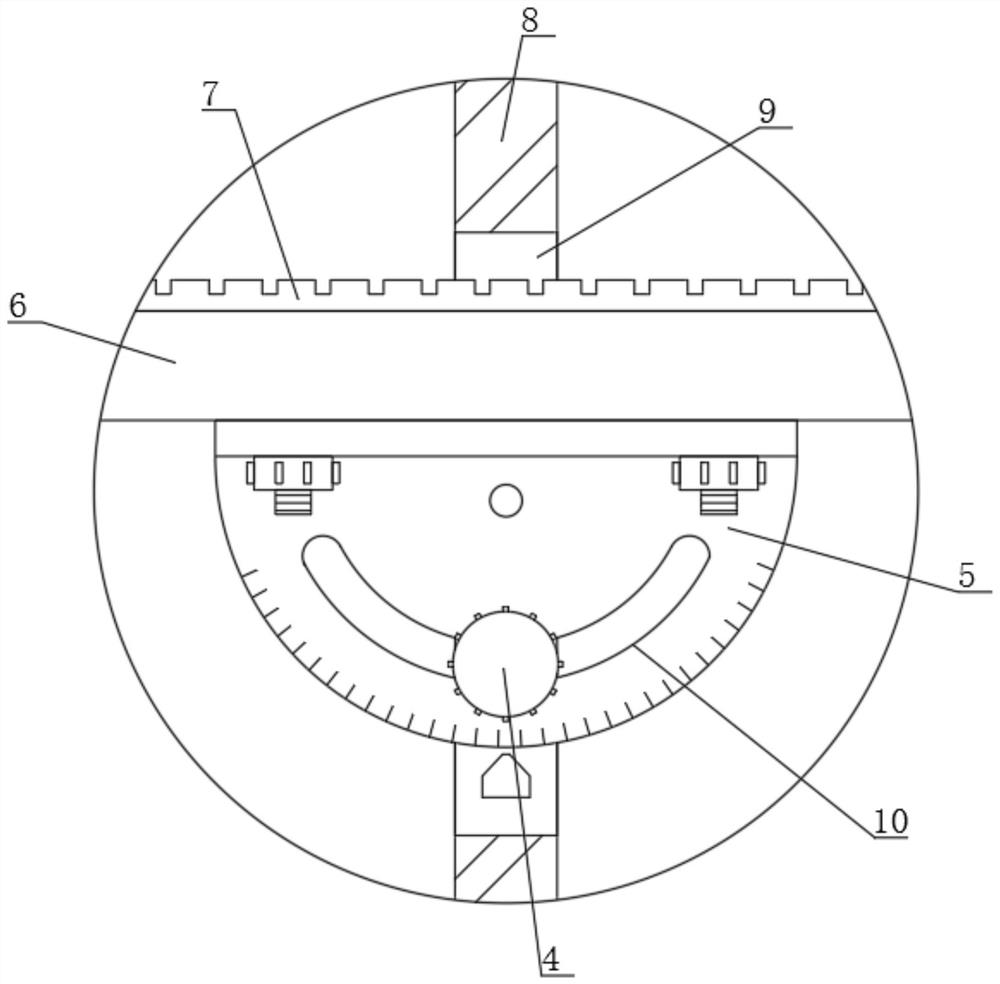 Hand injury prevention device for wood furniture processing cutting machine